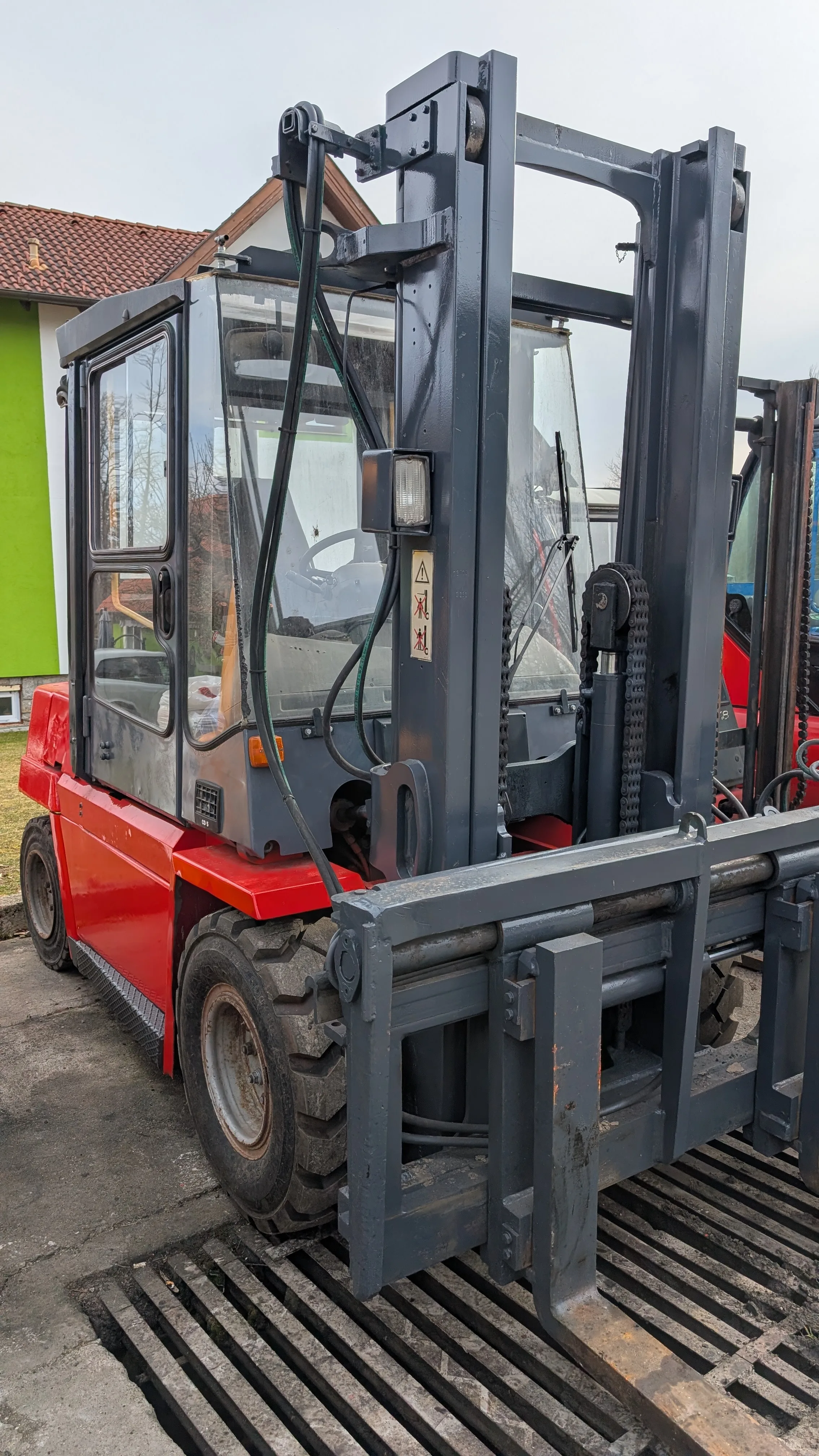 Kalmar Kalmar 5,5 tonnen Diesel Duplex, Freihub& Seitenschieber, Zinkenversteller, Kabine, StVo-Beleuchtung